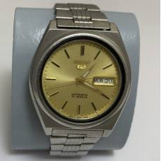 Мужские наручные Часы Seiko 5 бу золотистые