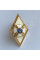 Нагрудный знак ромб ИССЗИ НТУУ КПИ
