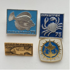 Значки СССР Инрыбпром-75