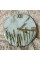 Настенные часы из эпоксидной смолы Пшеничное поле