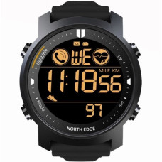 Тактические часы North Edge Laker Black 5BAR водостойкие