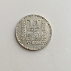 Монета Франции серебро