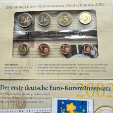 Набор монет евро Германия 2002 D