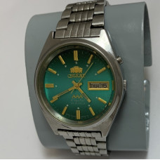 Наручные мужские часы Orient 21 jewels бирюзовые