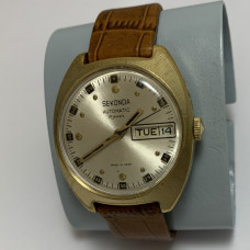 Наручные мужские часы Sekonda 27 jewels СССР позолоченные