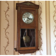 Старинные настенные четвертные часы Kienzle 1925 год
