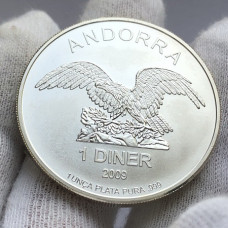 Серебряная монета Андорры