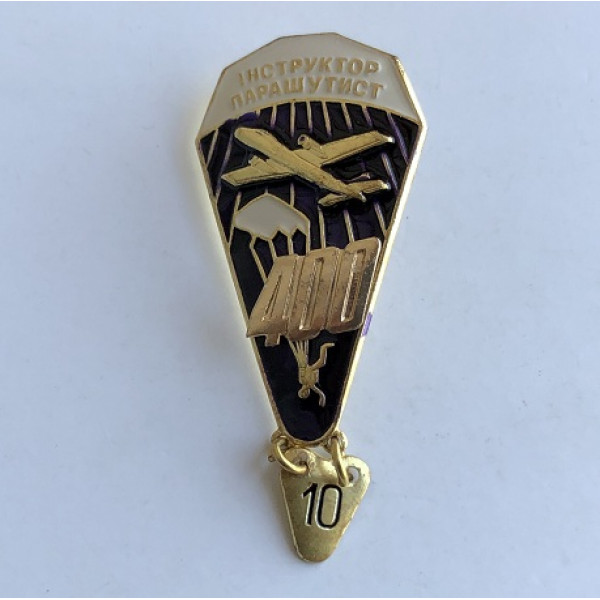 Знак Украины Инструктор парашютист 400