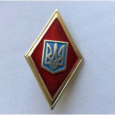 Знак Украины Ромб красный ВУЗ
