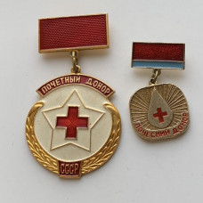Значки СССР Почетный донор