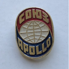 Значок космос СССР Союз Аполлон