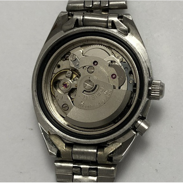 Чоловічий наручний Годинник Orient AAA crystal 21 jewels чорний