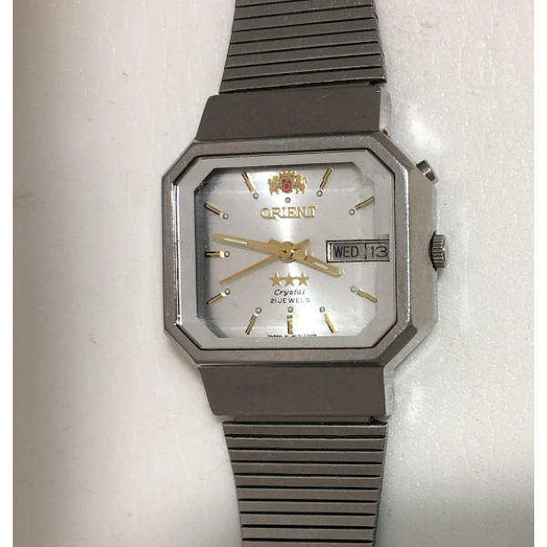 Мужские наручные Часы Orient фреза crystal 21 jewels