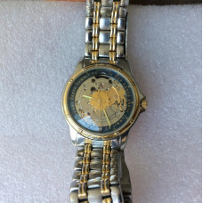 Мужские швейцарские часы Swatch automatic 23 jewels скелетон