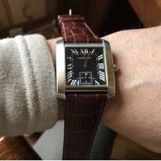 Наручные швейцарские часы Cartier двухсторонние